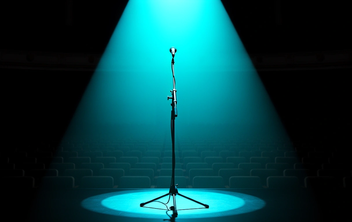 Micrófono bajo reflector